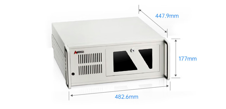 Detailed Drawing of IPC-620-M45C I5-9500/16G/256G+1T/300W 4U Rackmount PC