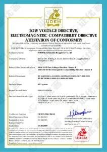 low voltage directive electromagnetic compatibiliy directive atiestation of conformity