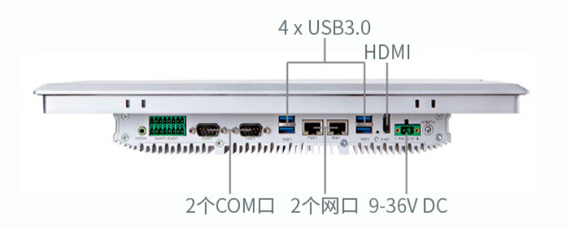 Detailed Drawing of VTP-1501 15-Inch I5-8260U/8G/128G/9~36V Touch Panel PC